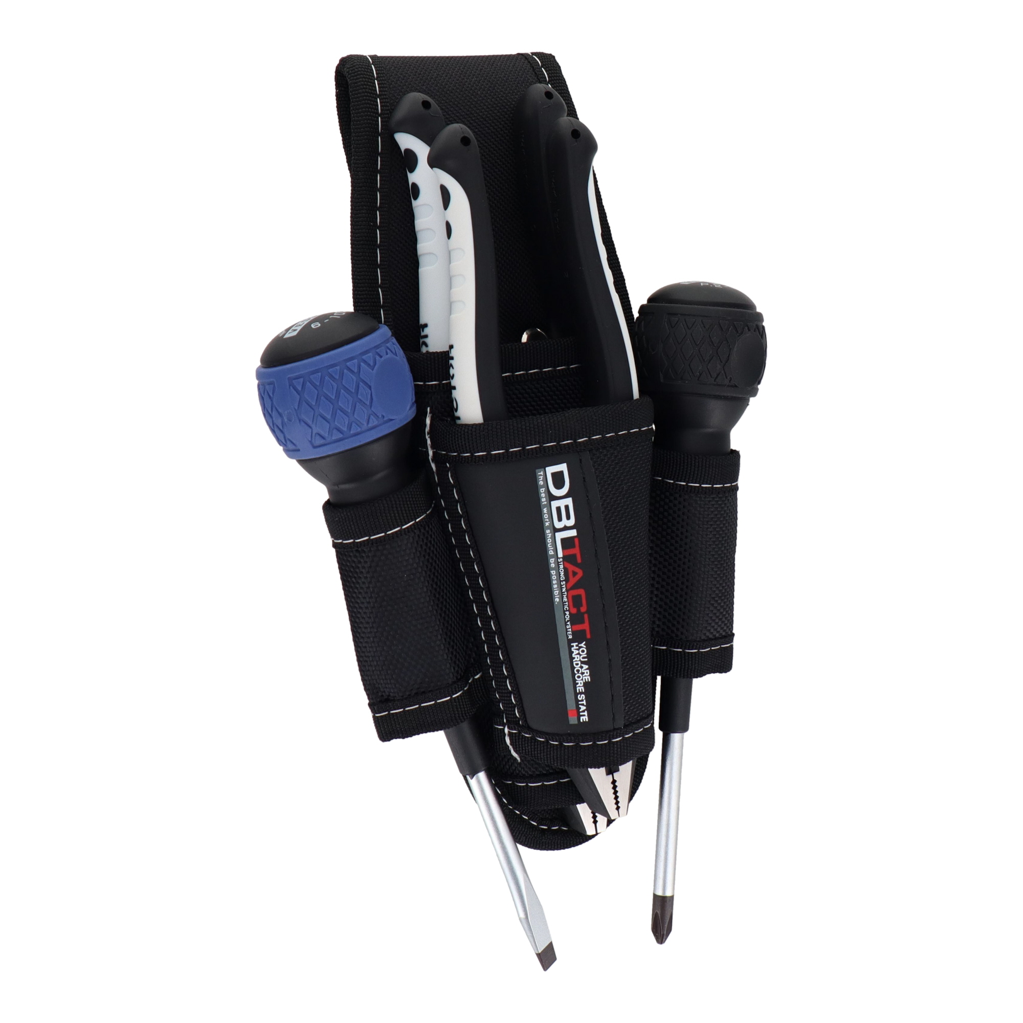 DT-TS-04-BK 作業ベルト・収納袋 工具ケース ペンチサック2段