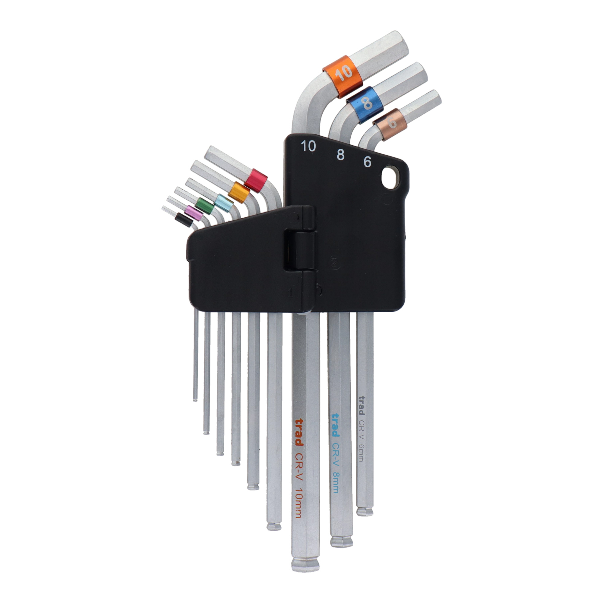 TCA-9 六角レンチ ボールポイントレンチ 9pcs.セミロングターボール