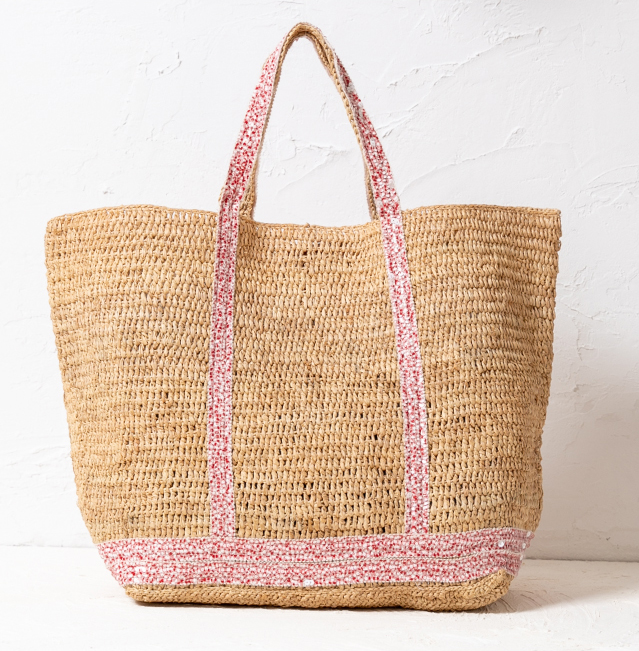 ヴァネッサブリューノ【vanessabruno】 ラフィア素材＆スパンコール の