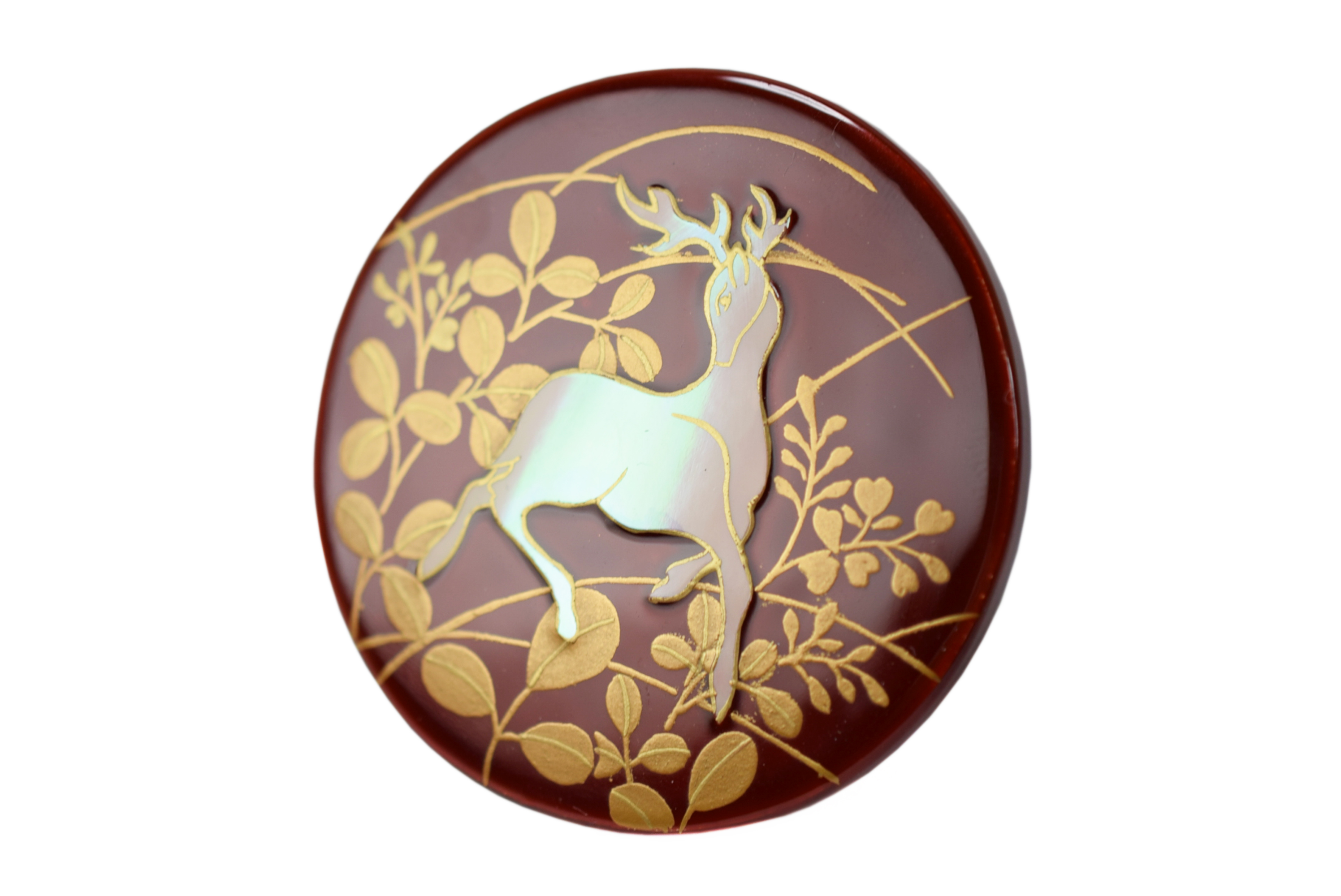 螺鈿ブローチ 鹿 - SAGARADEN.com