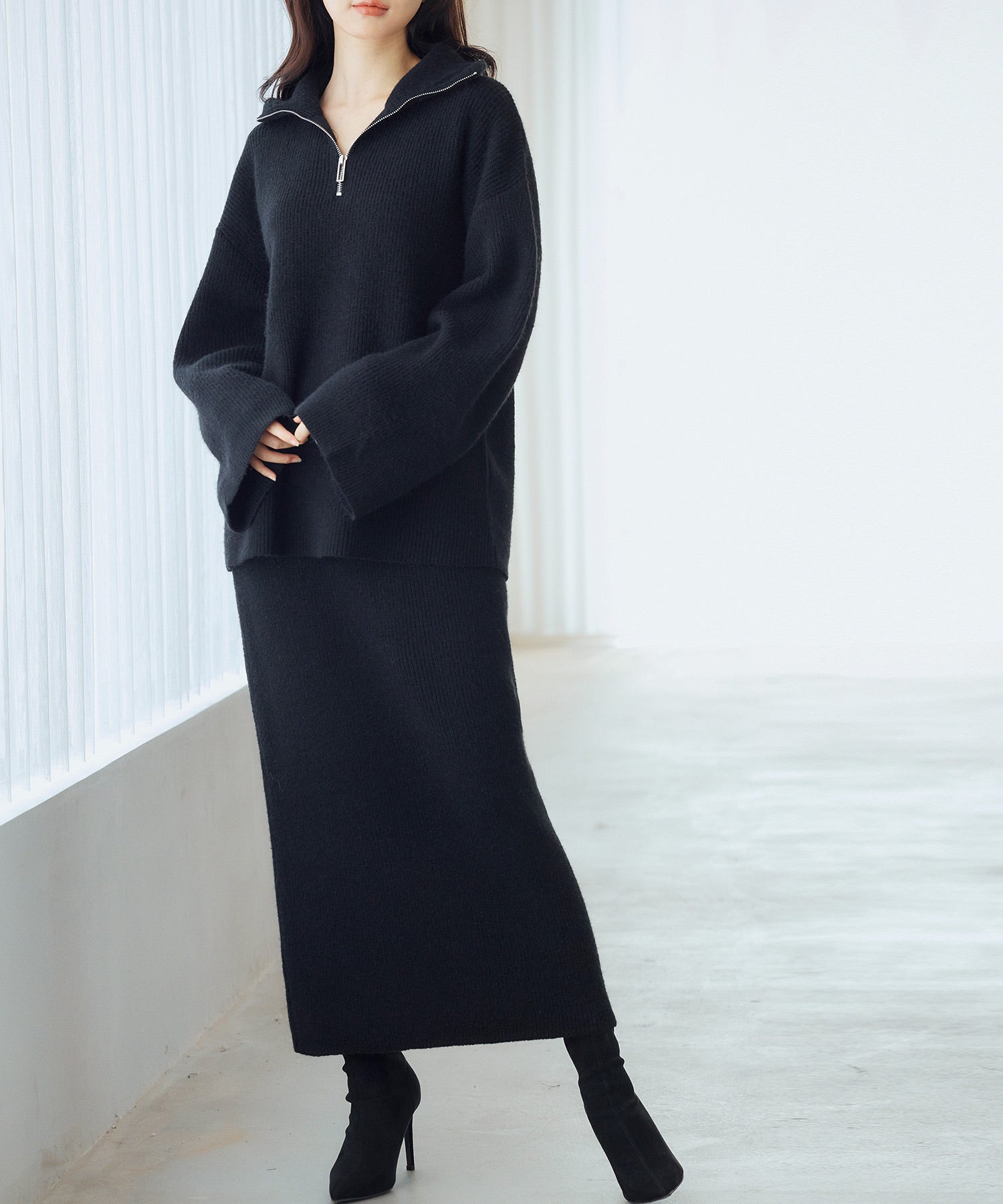 着回し拔群ニットセットアップsdp8043 ブラック – [公式]SAISON DE