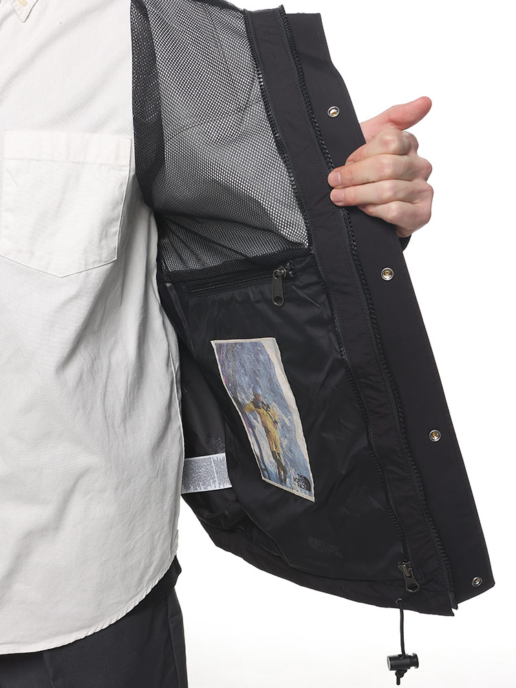 THE NORTH FACE (ザ ノースフェイス) ナイロン ロゴプリント ダブル