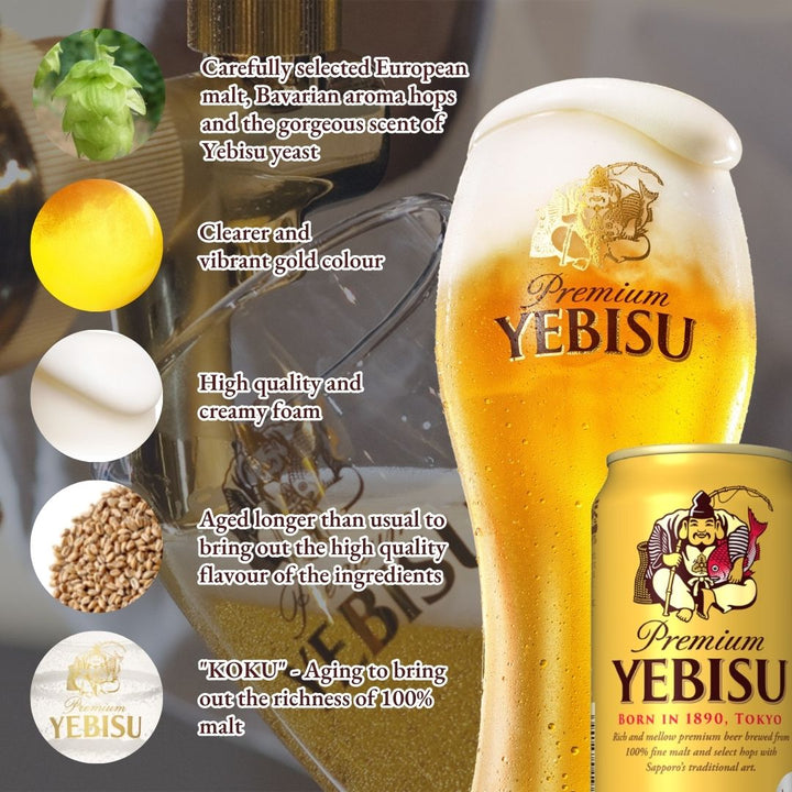 Yebisu Premium Beer | Sake Inn