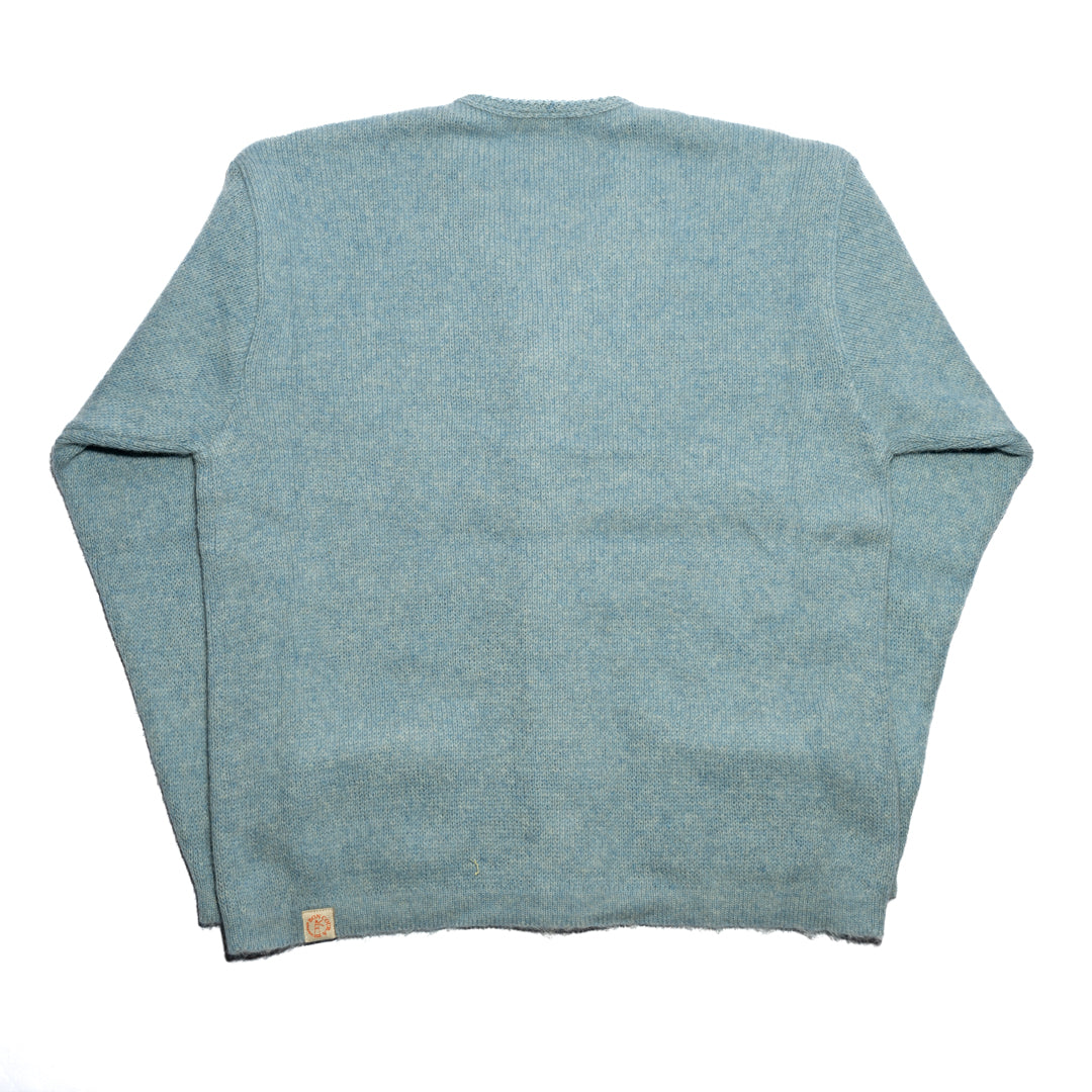 Alpaca Mohair Cardigan light blue – BONCOURA Official Online Store