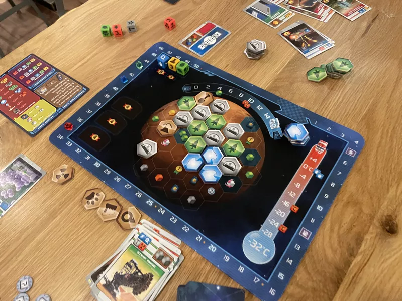 ボドゲ紹介】テラフォーミング・マーズ ダイスゲーム｜ゲームの概要や