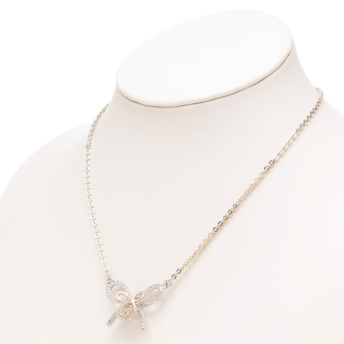 シャネル CHANEL ネックレス ペンダント リボンモチーフ ペンダント CC