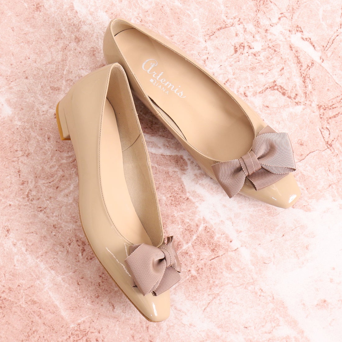 アルテミス バイ ダイアナ artemis by DIANA グログランリボンフラット