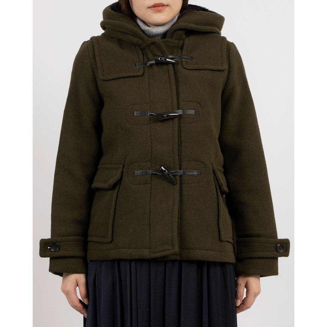 セポ Cepo ウールダッフルコート （カーキ） - ファッション通販
