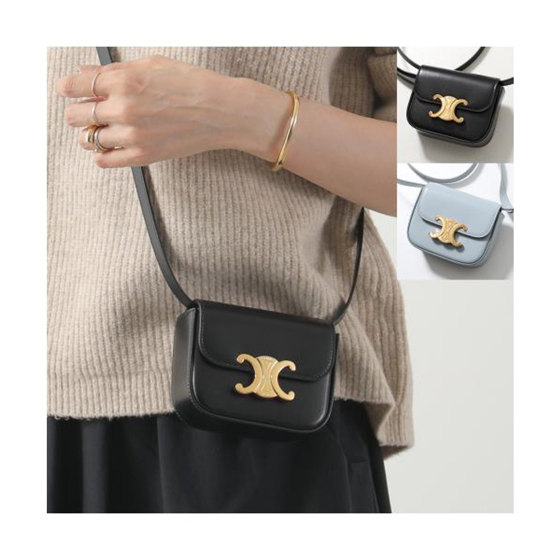 セリーヌ CELINE CELINE ショルダーバッグ Mini Claude 10I513DPV