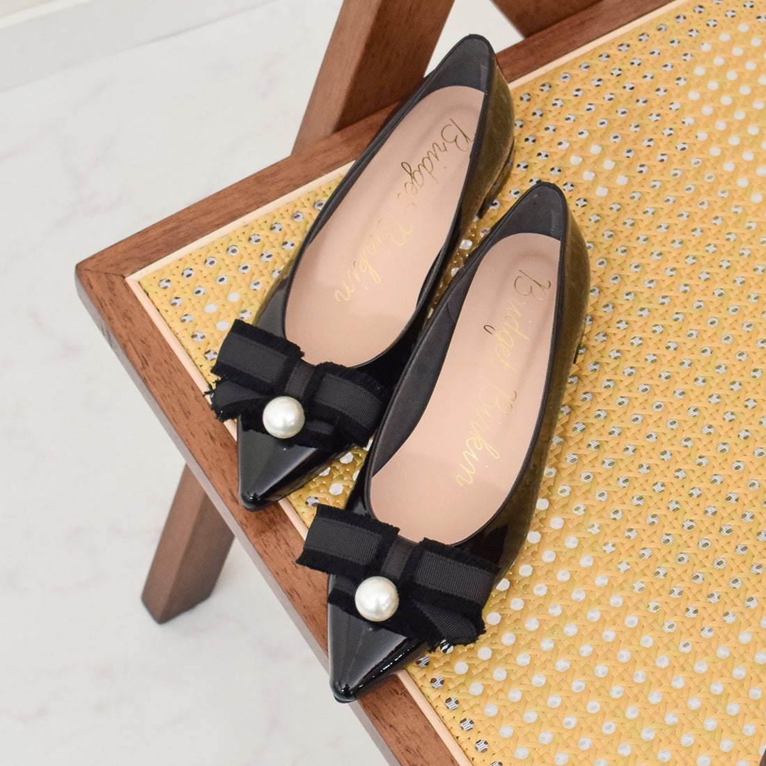 ブリジット バーキン Bridget Birkin パールリボンポインテッド