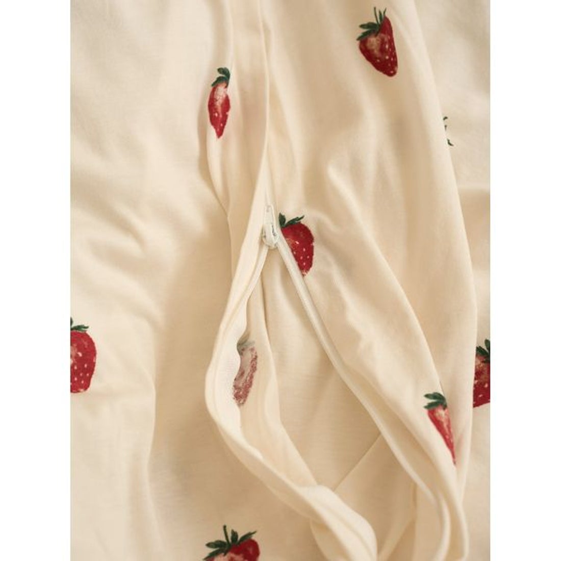 ジェラートピケ gelato pique 【Sleep】ストロベリー柄2点セット