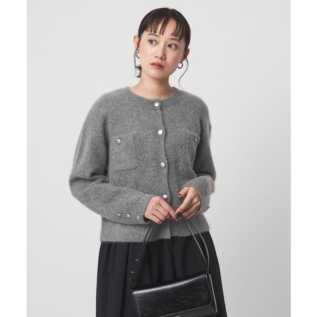 UNITED ARROWS green label relaxing ヘアリー ニット ジャケット