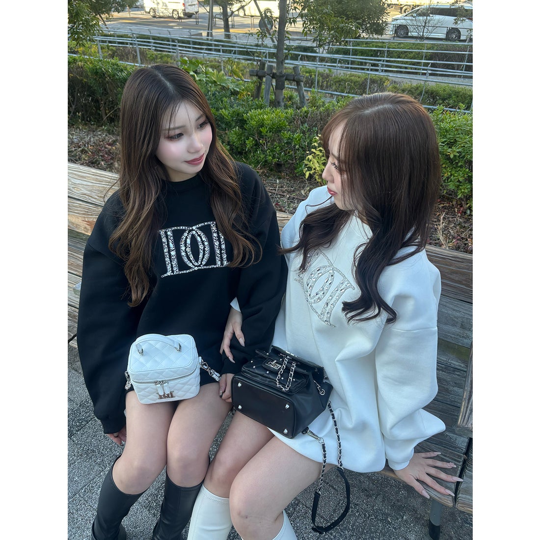 ダーリッチ Darich DDロゴビジュースウェットプルオーバー （ホワイト