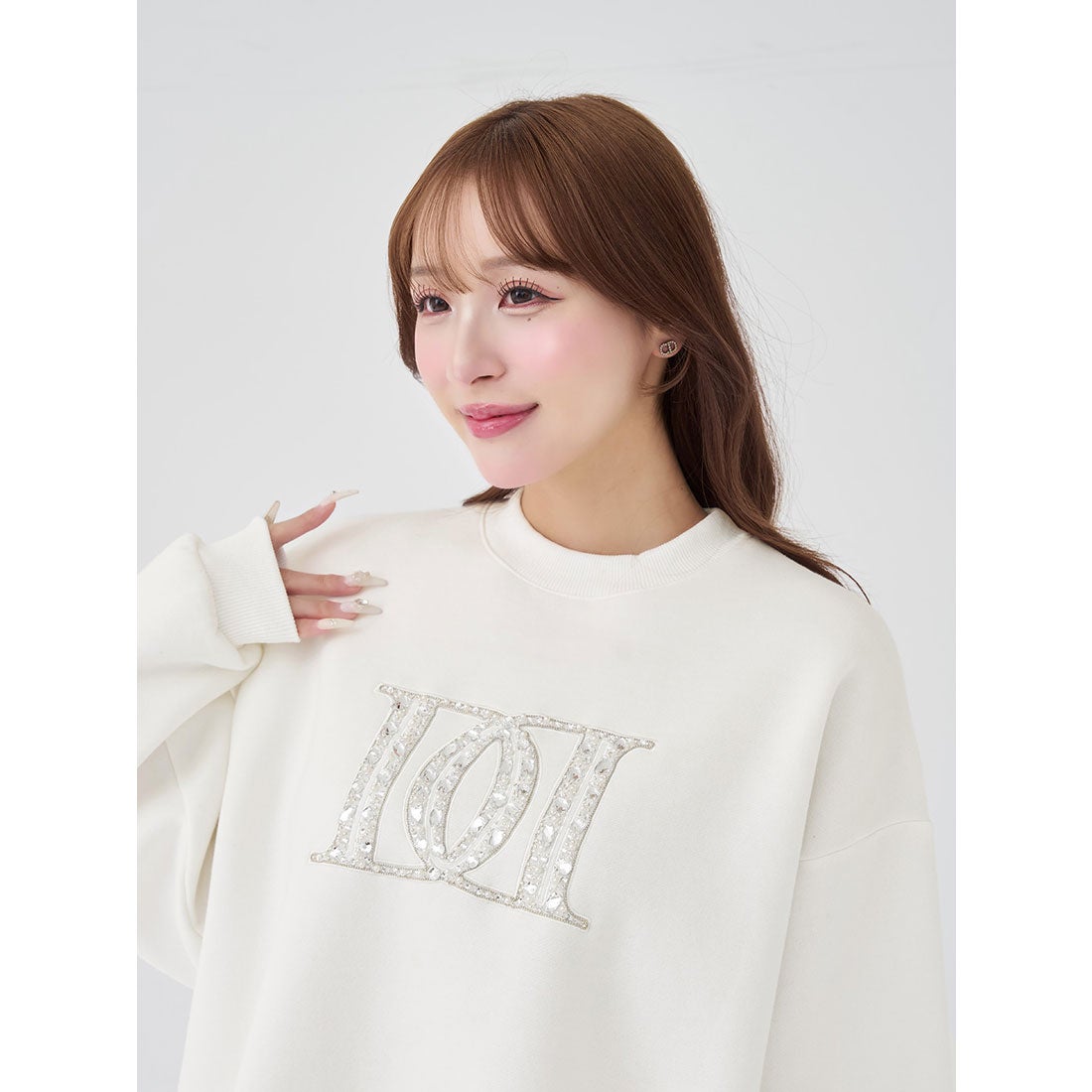 ダーリッチ Darich DDロゴビジュースウェットプルオーバー （ピンク