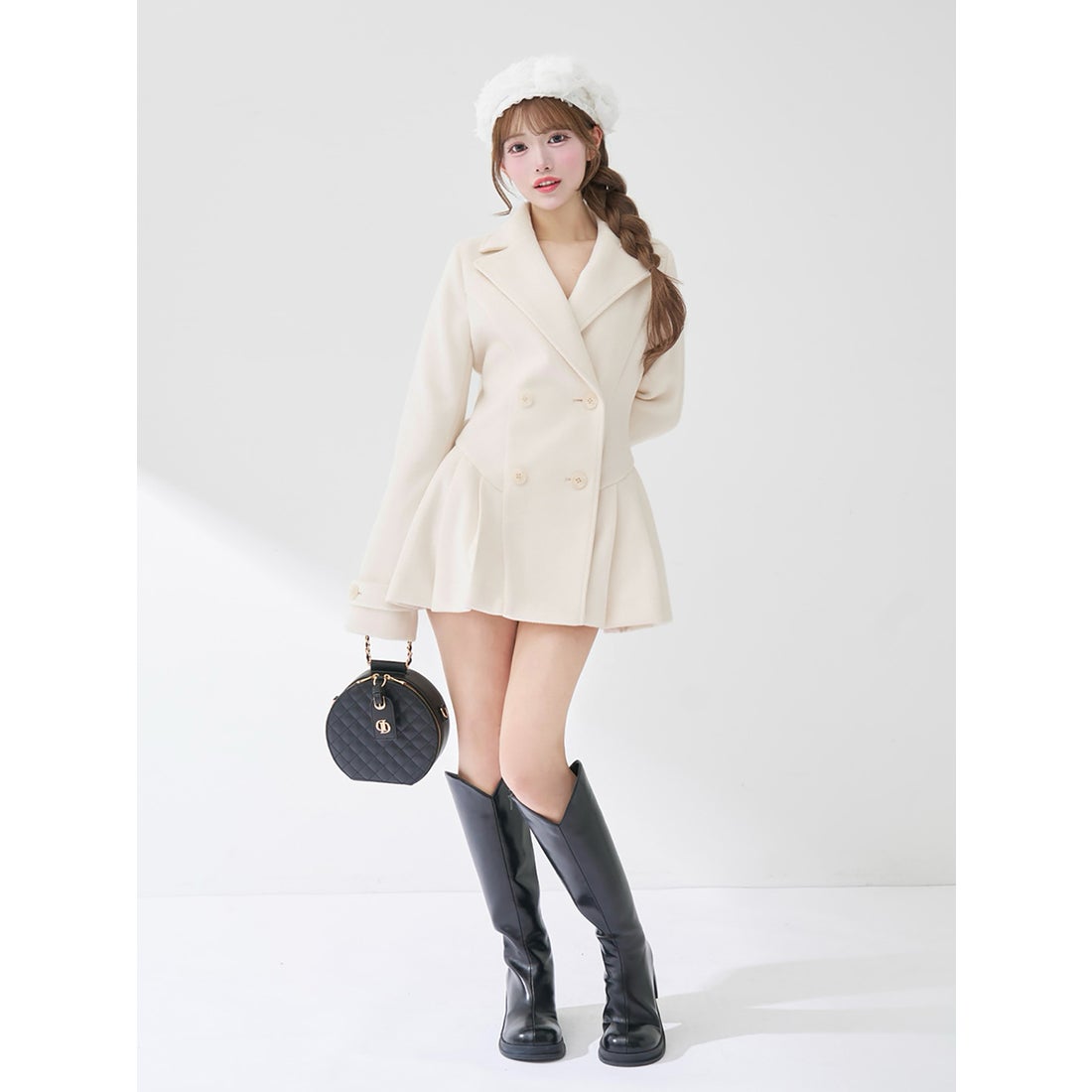 ダーリッチ Darich プリンセスラインジャケットコート （ピンク