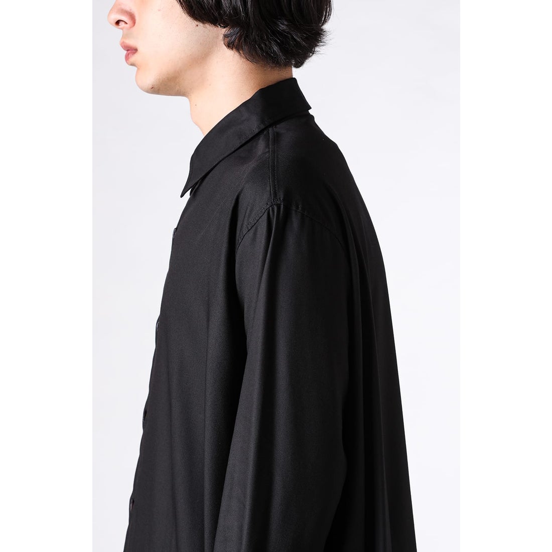 Ground Y Uneven Shirt （BLACK） - Osaka / Kyoto Stores, Ship