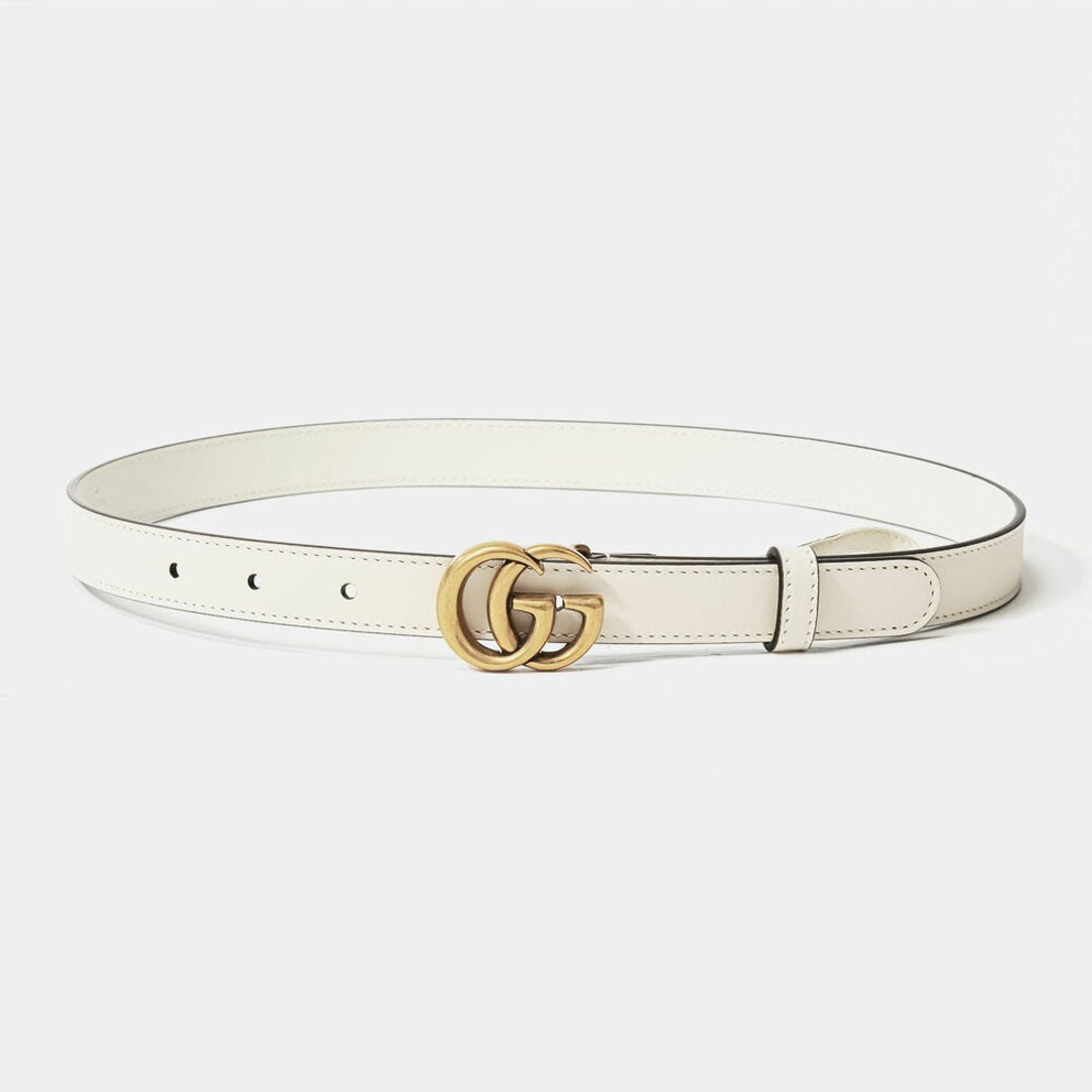 グッチ GUCCI 409417 AP00T ベルト レディース スリムベルト ダブルG