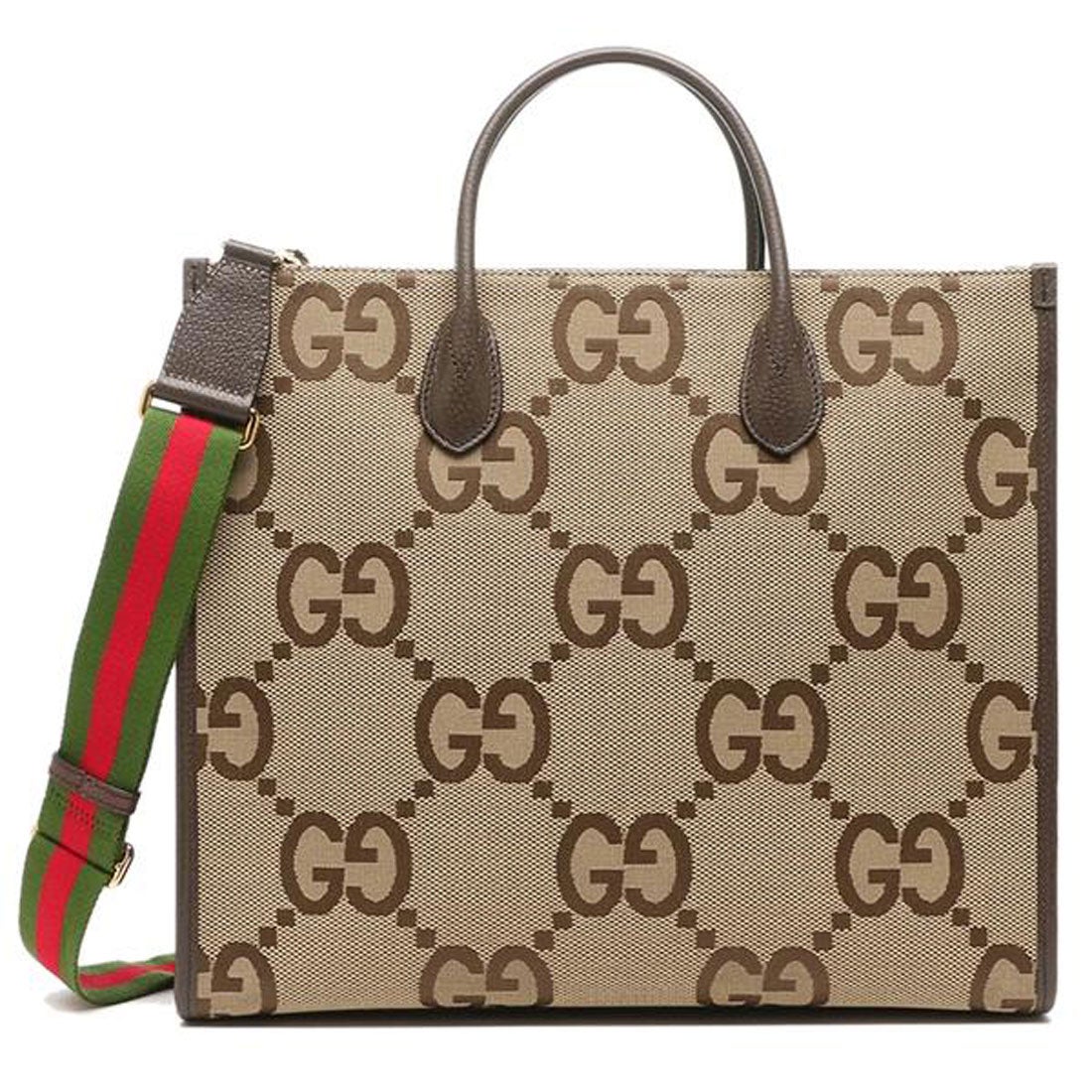 グッチ GUCCI グッチ トートバッグ ジャンボGG キャンバス ブラウン