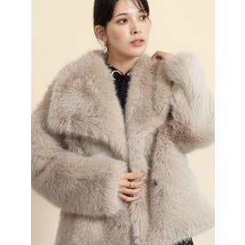 フェンネル FENNEL エコファーボリュームジャケット （ベージュ