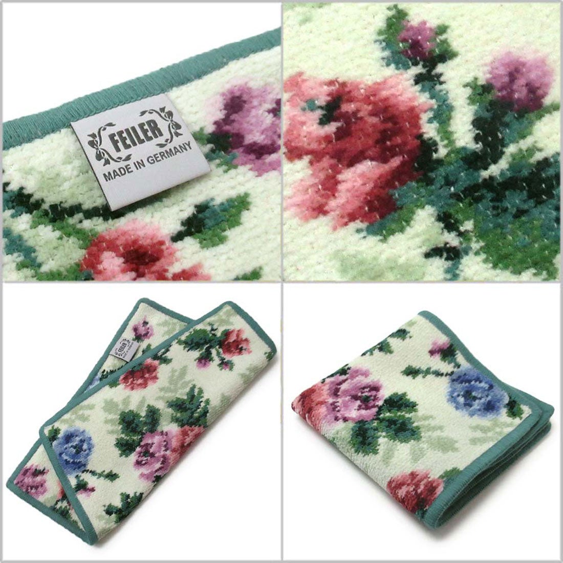 フェイラー FEILER FEILER フェイラー ハンカチ タオル メロウローズ