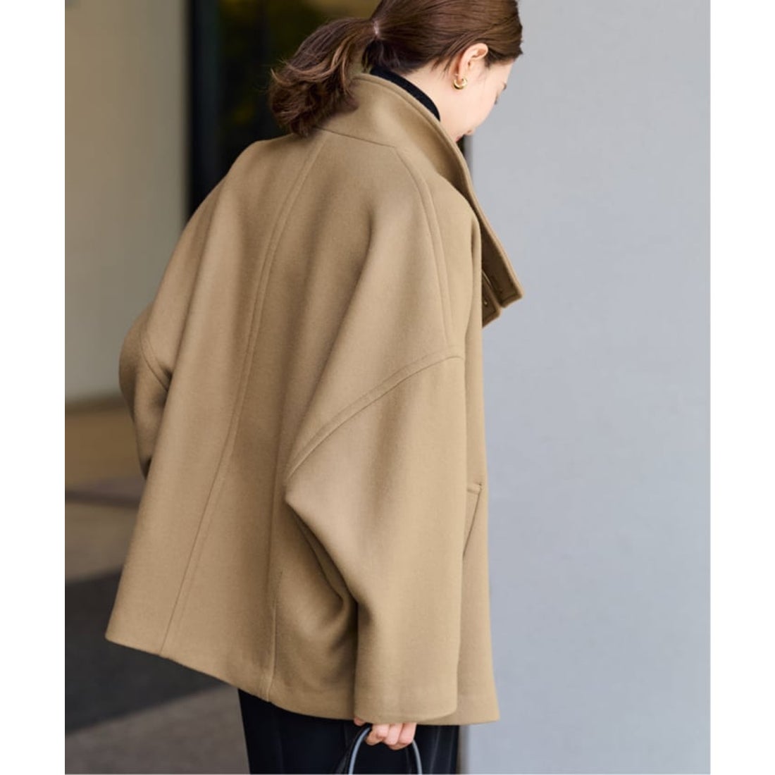 フレームワーク FRAMeWORK ≪≫メルトンコクーンコート （キャメル