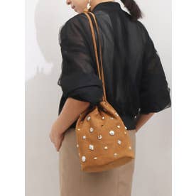 カカトゥ kakatoo スエード調スタッズドロストバッグ （CM