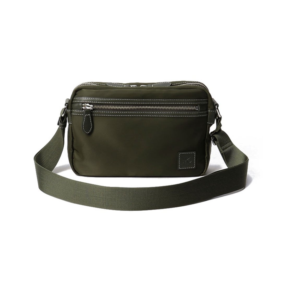 キタムラK2 ナイロンショルダーバッグ IMー75 （カーキ