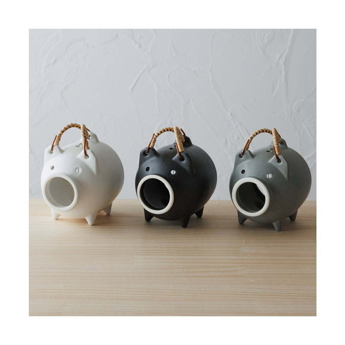 かもしか道具店 蚊取り線香ホルダー 蚊取り線香入れ 豚 蚊遣りブタ