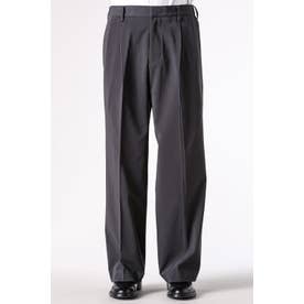 イレニサ IRENISA Two Tucks Wide Trousers （Dark Gray） -FASCINATE