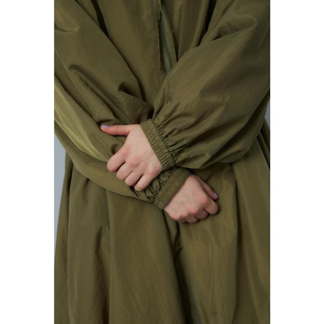 ヘリンドットサイ HeRIN.CYE Light balloon blouson （BLK