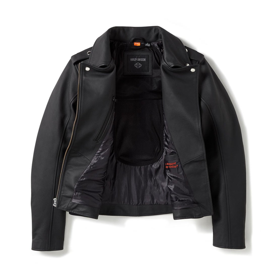 H-D(R) Rebel Biker レザーライディングジャケット -ハーレー