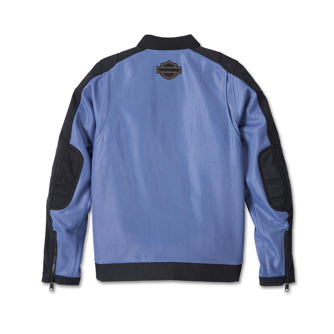 ファスナーで大きく広げることができるライナー付きゼファーメッシュ