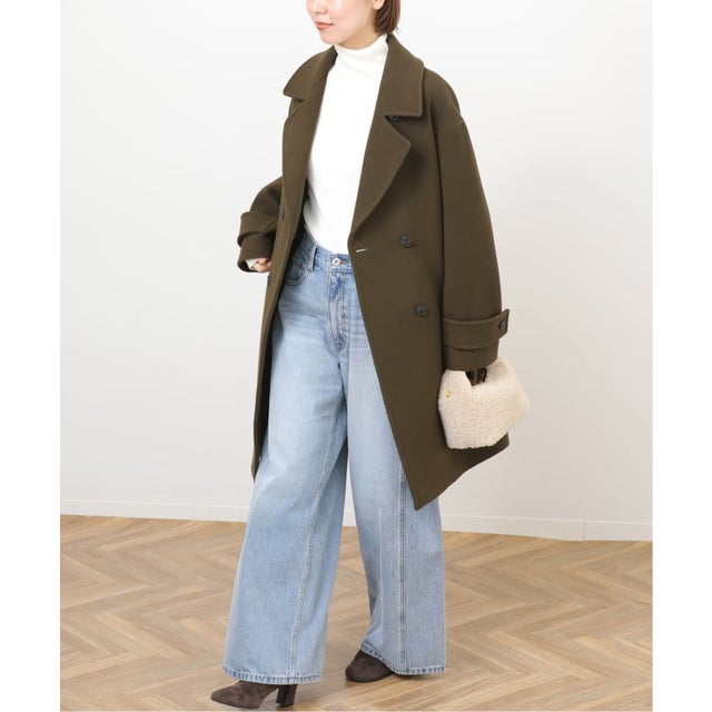 エディション Edition Super120's ライトメルトン ショートコート （19