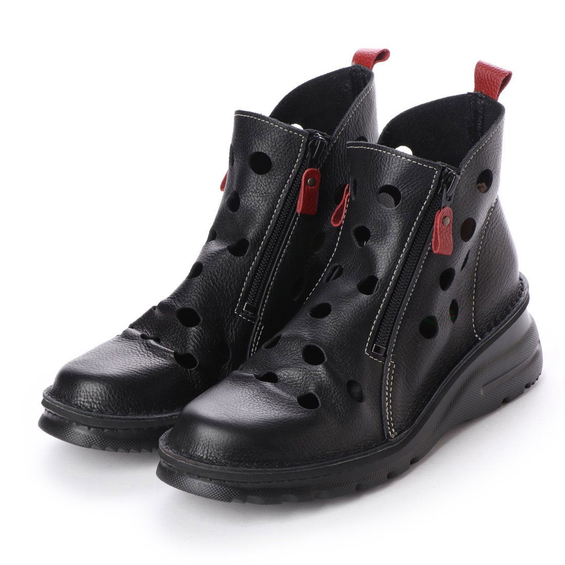 ジェイエス ハートレーベル JS Heartlavel サイドジップショートブーツ