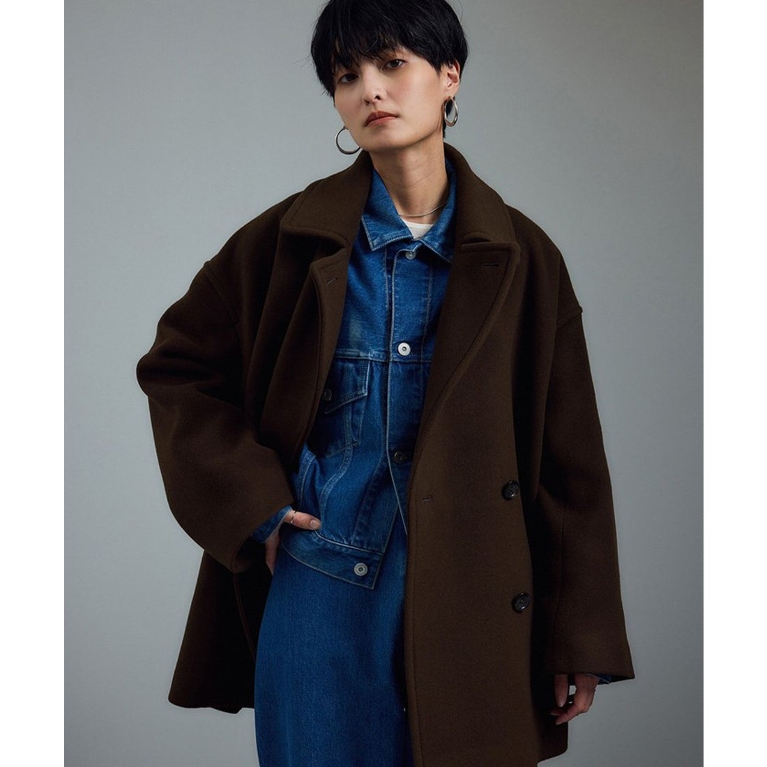 サロン アダム エ ロペ SALON adam et rope' 【WEB限定】MANTECOウール