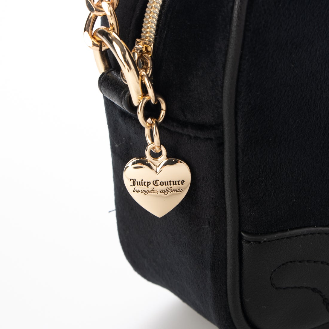 ジューシークチュール Juicy Couture ロゴ入りベルベットショルダー