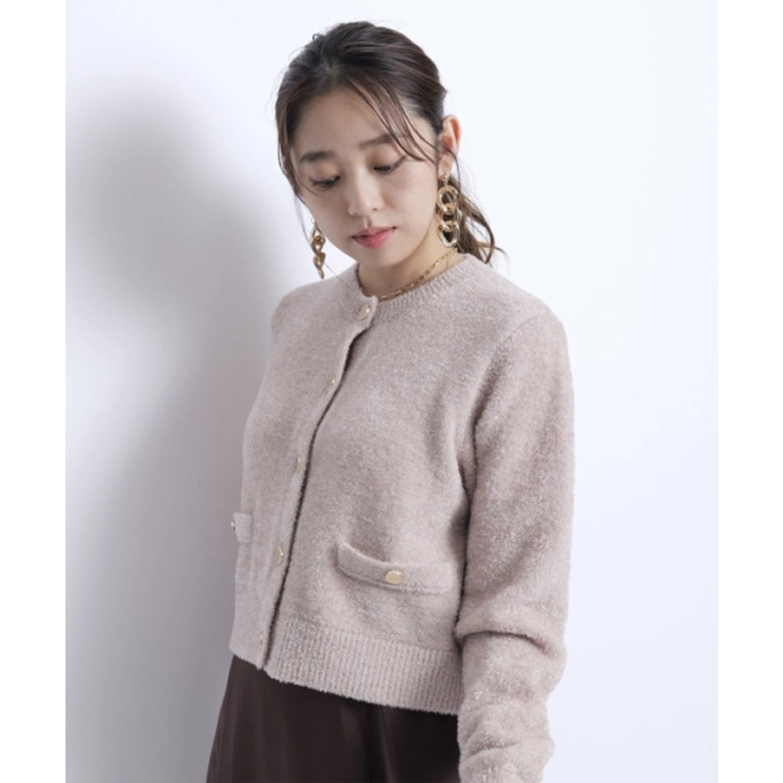 ファーリージャケットライクカーデ JUSGLITTY カーディガン | カーデ