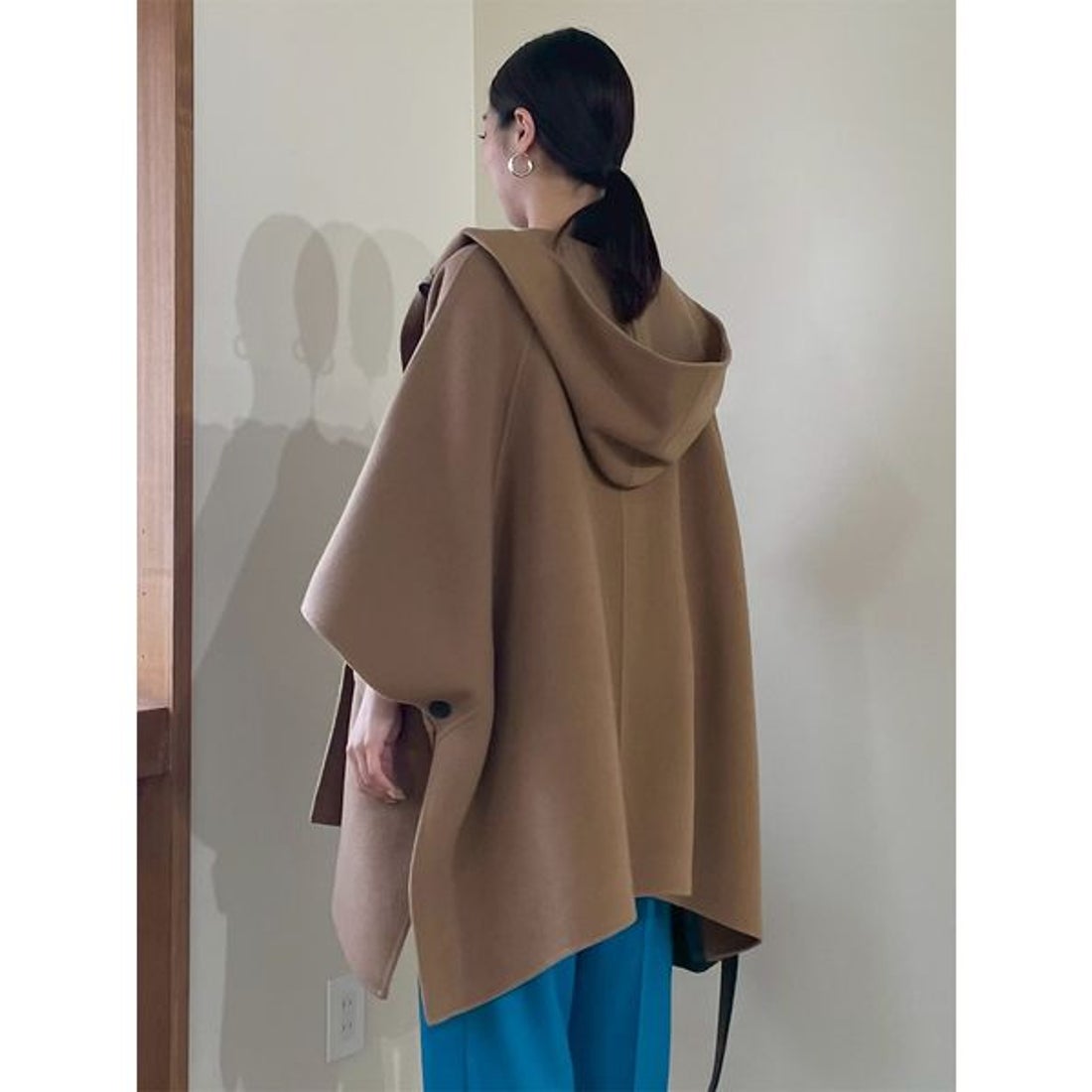 ミラ オーウェン Mila Owen フードポンチョコート （NVY