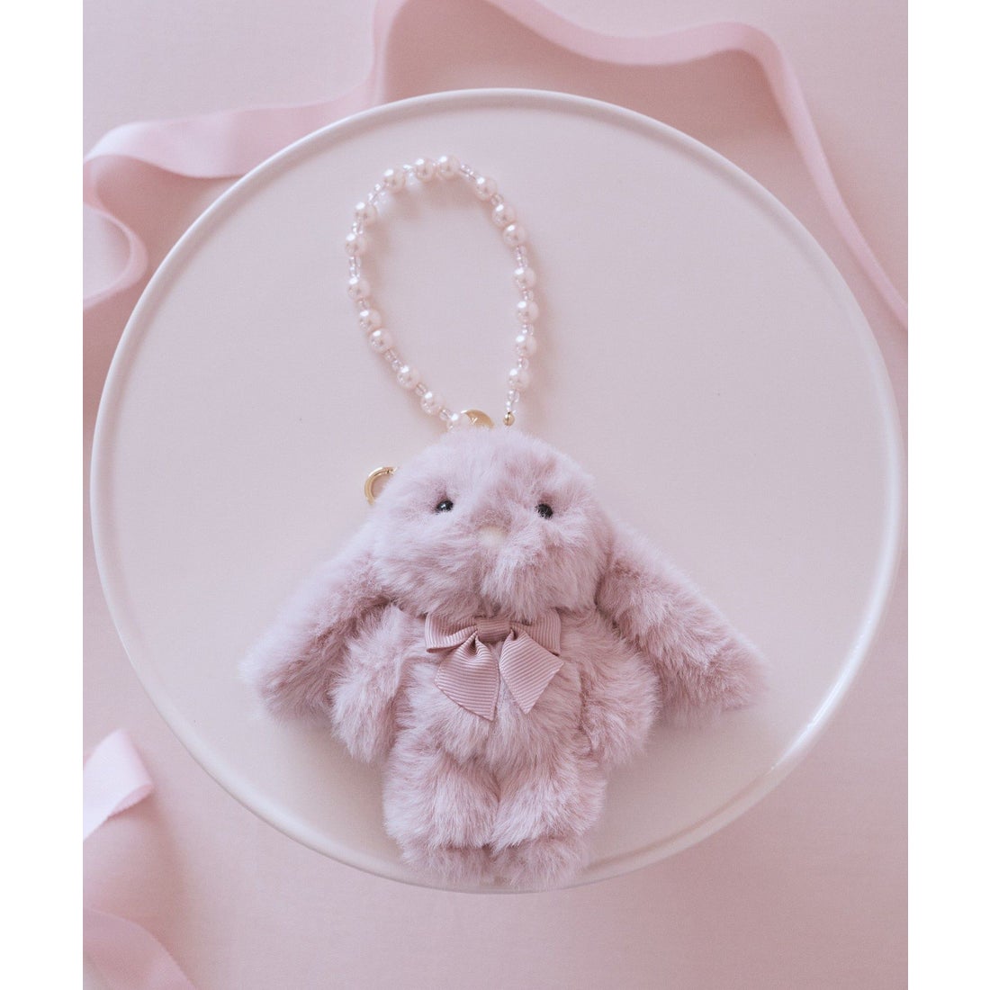 メゾン ド フルール Maison de FLEUR ピンクマニアうさぎチャーム