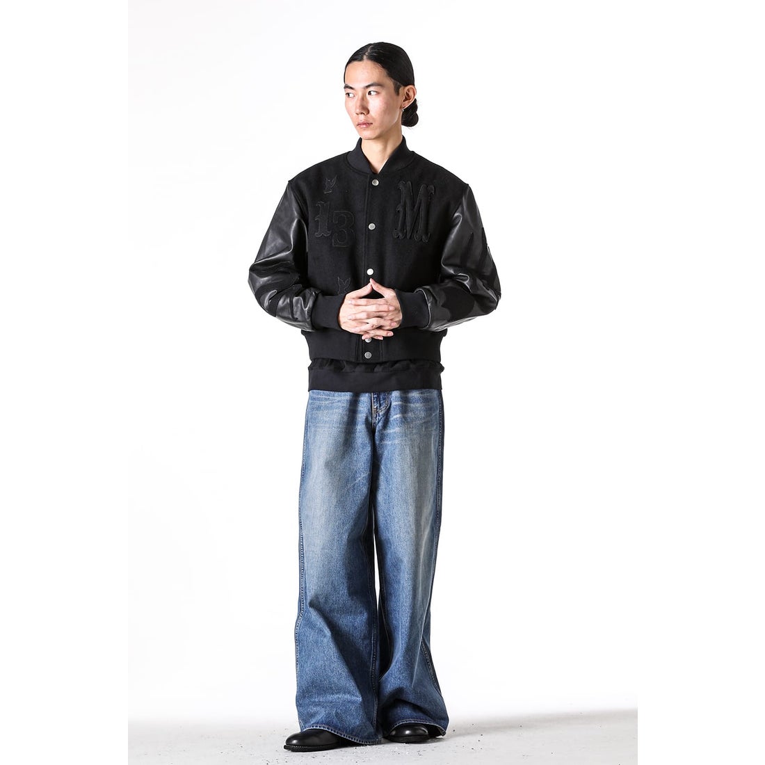 エムエーエスユー MASU Masu Varsity Jacket （BLACK） 通販 大阪