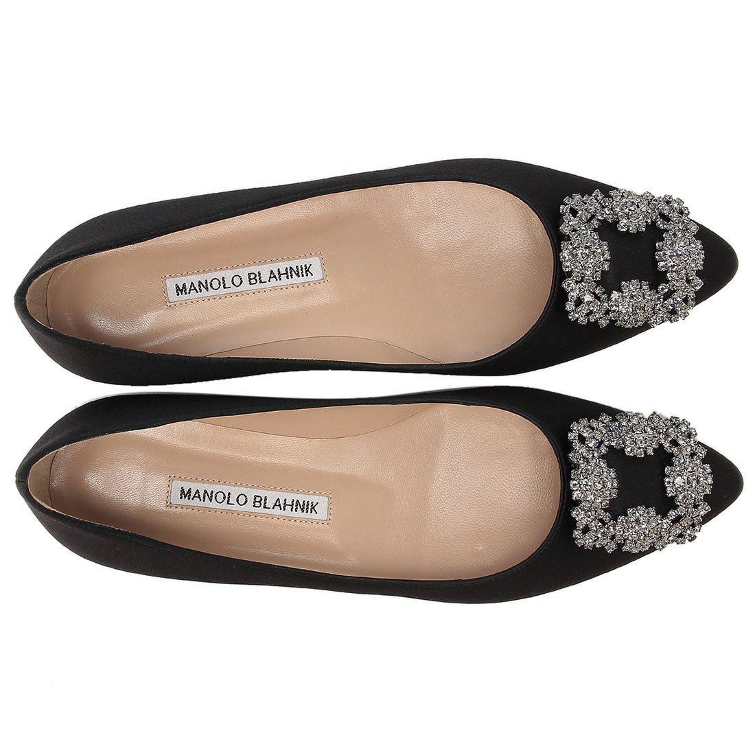 マノロブラニク MANOLO BLAHNIK パンプス ハンギシ フラットシューズ