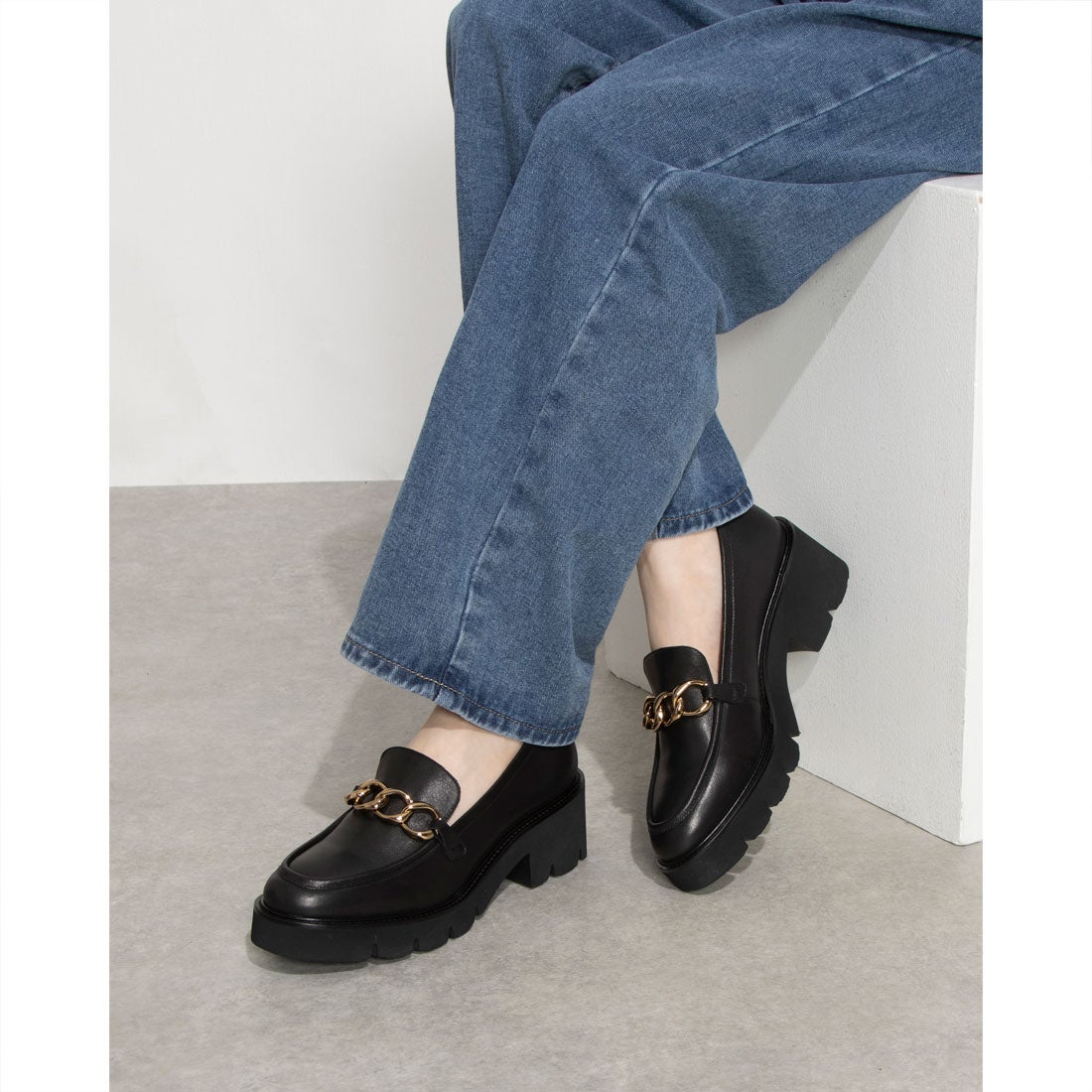 MACKINTOSH PHILOSOPHY 【大きいサイズ】チェーンモチーフトラック