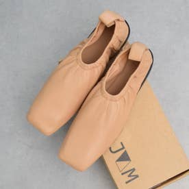 ジェイヴィエーエム JVAM シャーリングフラットシューズ （ブラック