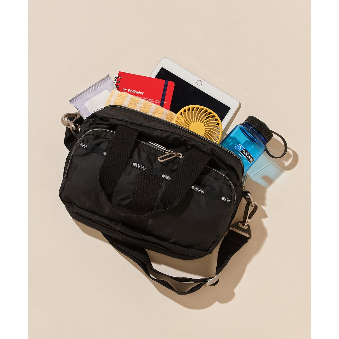 レスポートサック LeSportsac METRO CONVERTIBLE （ブラックC） -waja