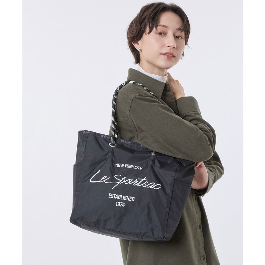 レスポートサック LeSportsac ML 2 WAY TOTE （2ウェイブラック