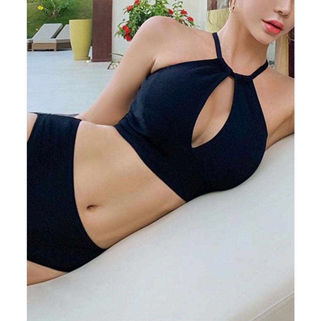 レースレディース Lace Ladies 【2点セット】フロント オープンカット