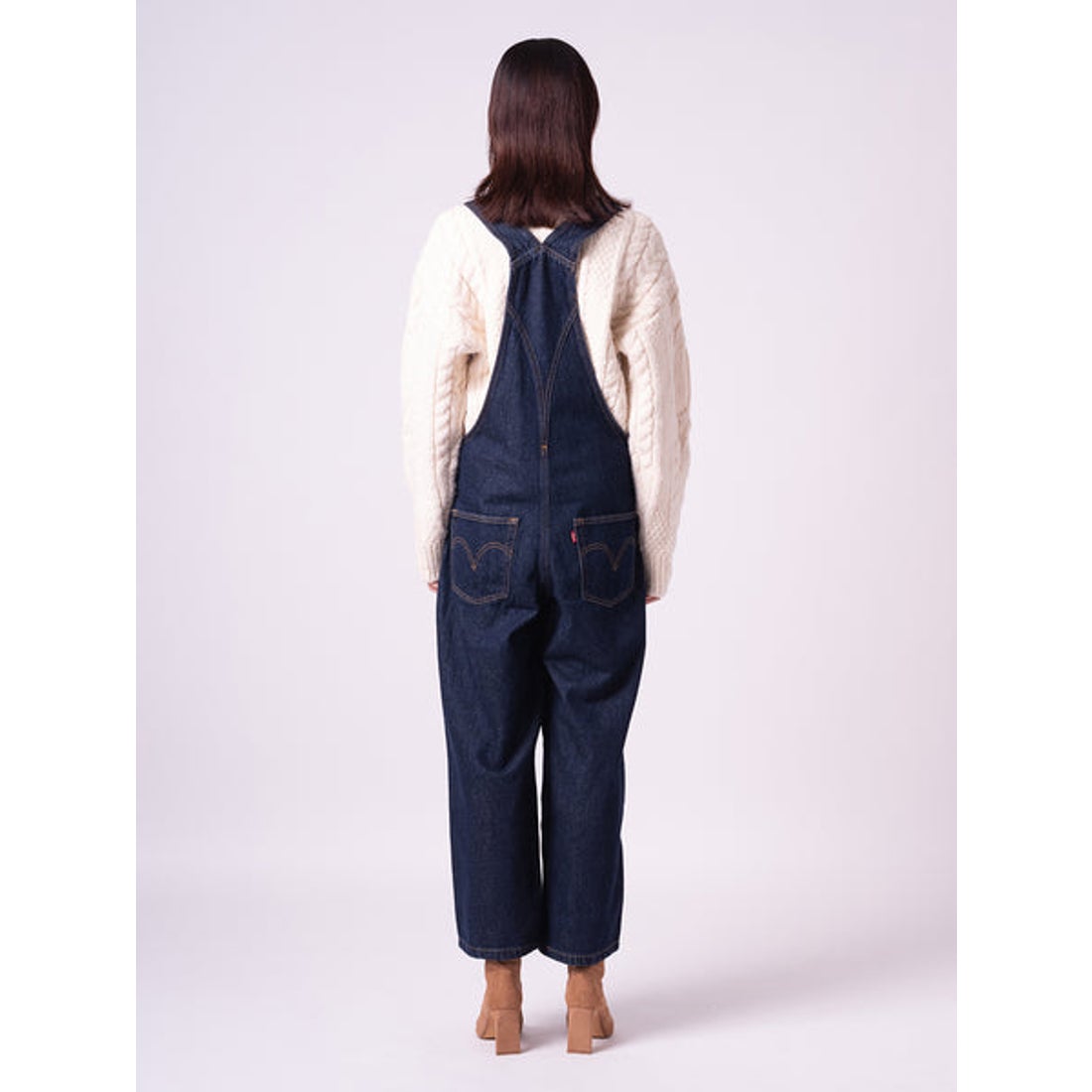 リーバイス LEVI'S BAGGY ハイウエスト オーバーオール ダーク