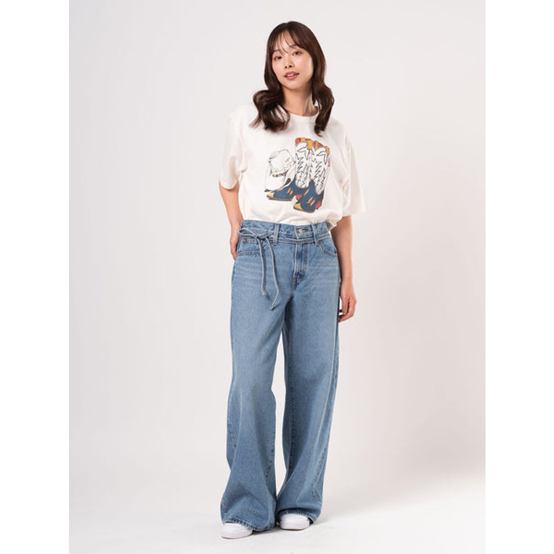 リーバイス LEVI'S XL STRAIGHT ミディアムインディゴ THANKS FRIEND