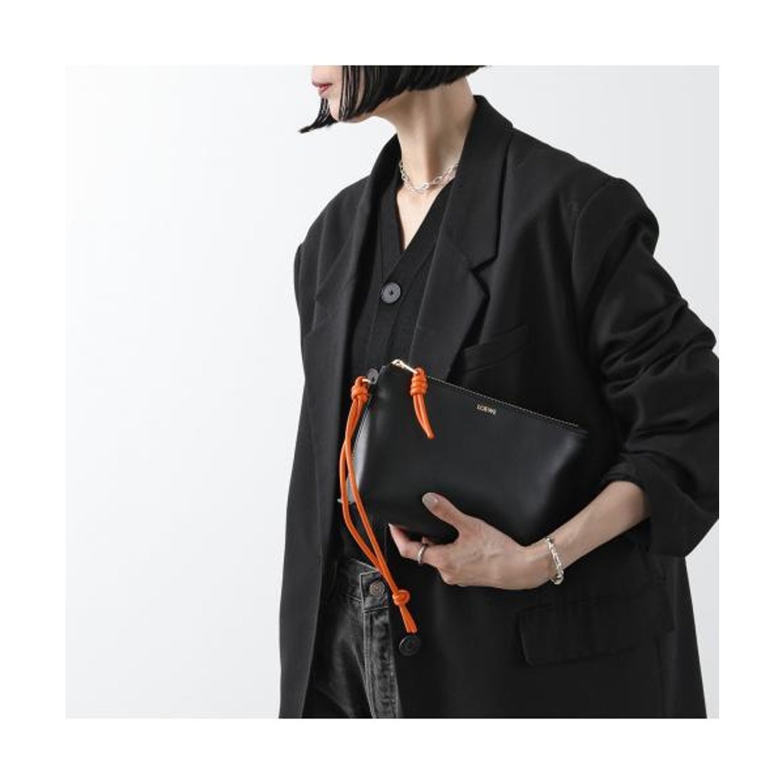 ロエベ LOEWE LOEWE クラッチバッグ KNOT T POUCH ノット Tポーチ