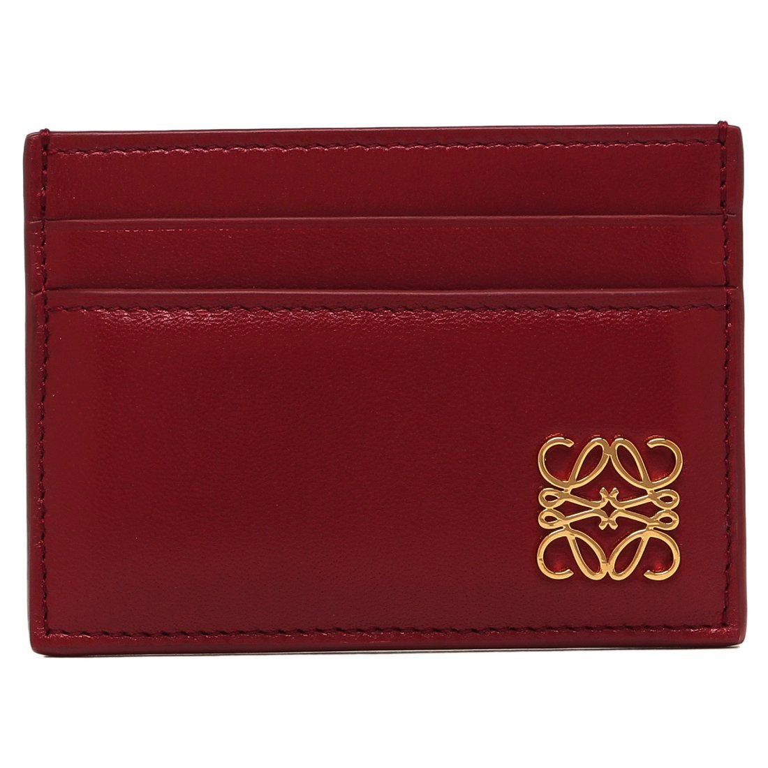 ロエベ LOEWE カードケース アナグラム パファー レッド レディース